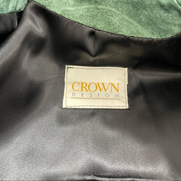 Vintage 80’s Green Suede Jacket - Picture 11 of 11